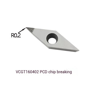 1032-Diamond inserts copper and aluminum special CNC lathe tools gemstone lathe cutter grain super bright PCD cutter head diamond cutter head Shandong Denso Pricision Tools Co.,Ltd.