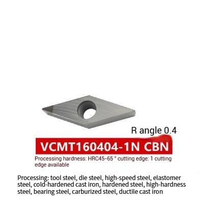 1038-Diamond CBN Cubic Boron Nitride Superhard CNC Inserts TNMG/WNMG Hardened Steel High-Hardness Steel Specialized Inserts Shandong Denso Pricision Tools Co.,Ltd.