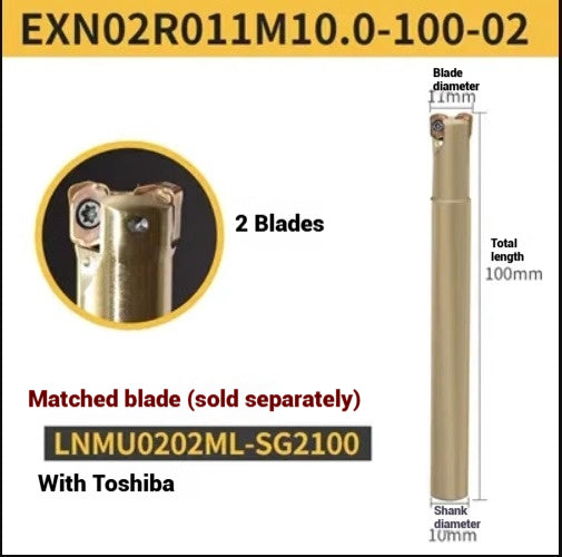 1053-ESE small diameter clear angle milling cutter shanks for 8 10 12 14 16 tungsten carbide milling cutter JDMT070204 double-edged cutter shanks Shandong Denso Pricision Tools Co.,Ltd.