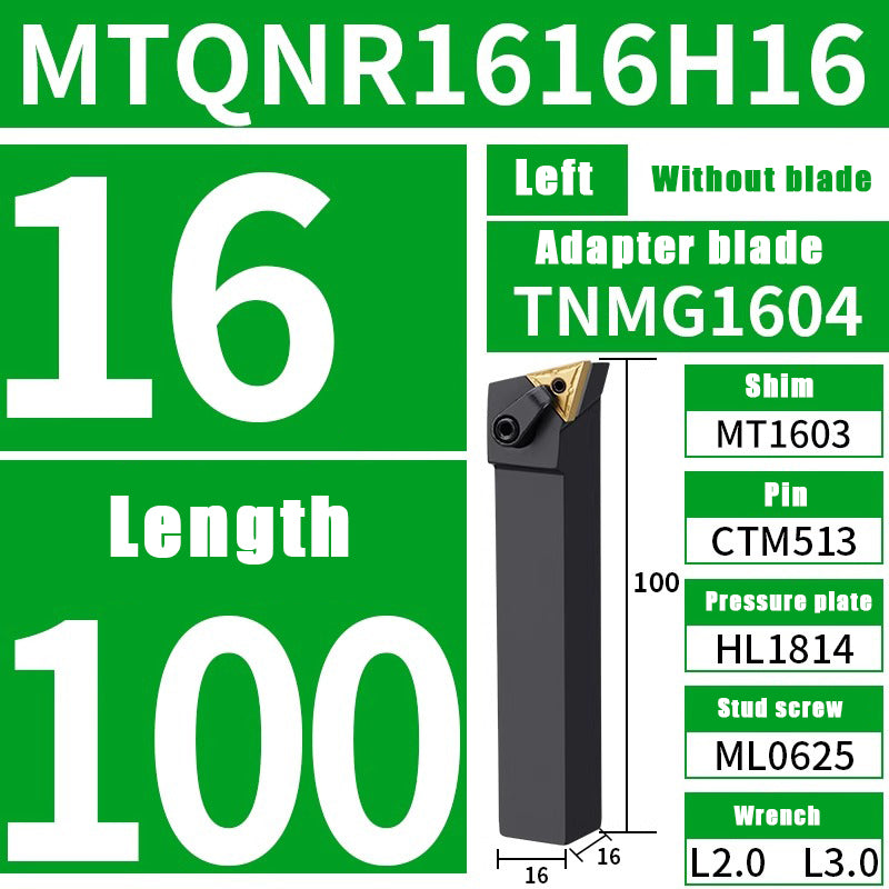 3025-CNC external 105 degree turning tool bar triangle row tool bar MTQN