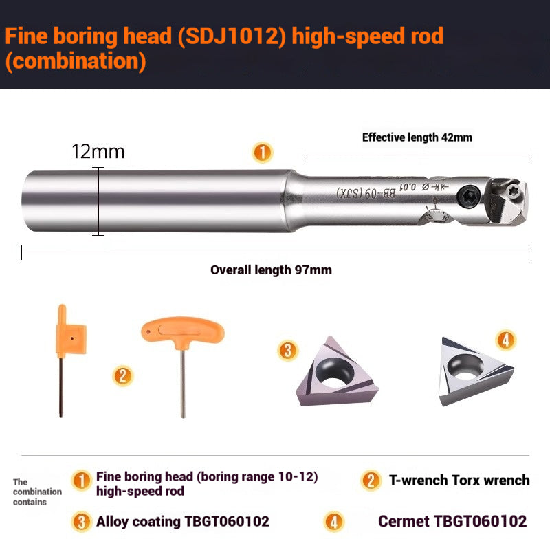 1070-SDJ Fine Boring Tools Fine Boring Heads Adjustable BT40 Fine Boring Tools Set Machining Center Small Bore Fine Boring Tools Shandong Denso Pricision Tools Co.,Ltd.