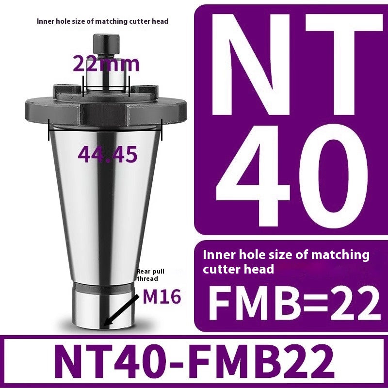 2091-Milling machine spindle shank NT milling shank face milling cutter head shank NT30-7: 24-22/27/32/40 shank Shandong Denso Pricision Tools Co.,Ltd.