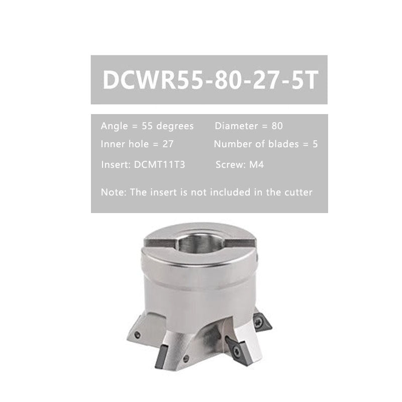 2088-CNC dovetail slotting cutterhead DCWR cleaning dovetail V-slot milling cutter disc TCWR inner hole dovetail cutterhead 55 degrees 60 Shandong Denso Pricision Tools Co.,Ltd.