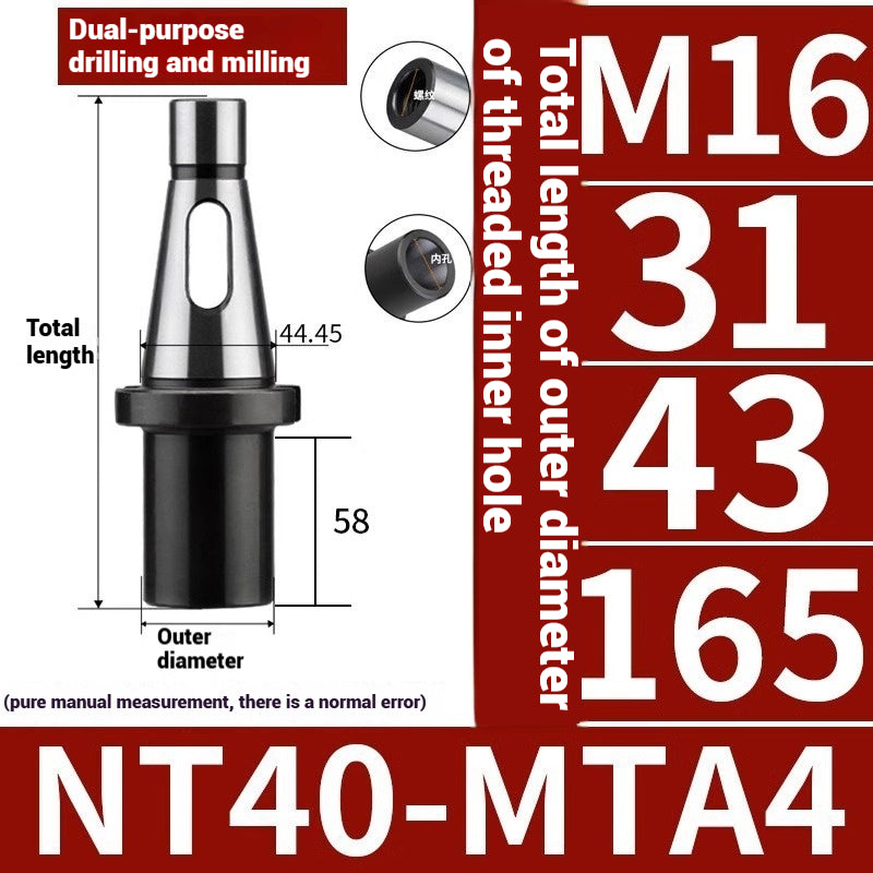 1080-General Milling Machine NT50 Milling Tool Sleeve 7:24/NT 50-Mohs No. 2/3/4/5 Adapter Sleeve Reducing Sleeve Shandong Denso Pricision Tools Co.,Ltd.