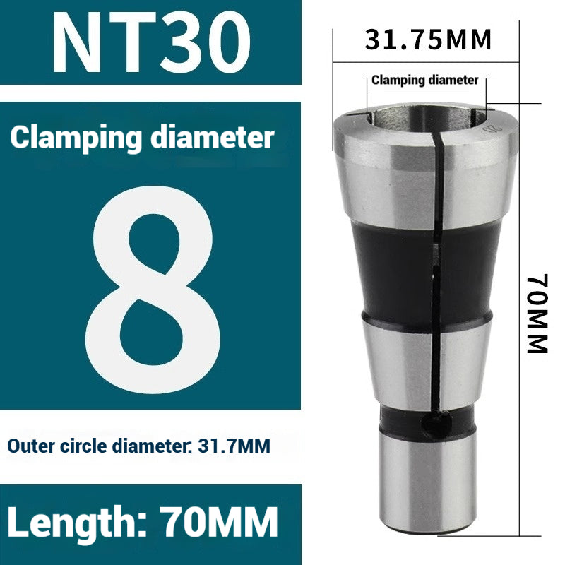 1065-NT30 milling cutter collet 7:24-NT30 milling machine milling cutter chuck threaded 12m straight shank collets