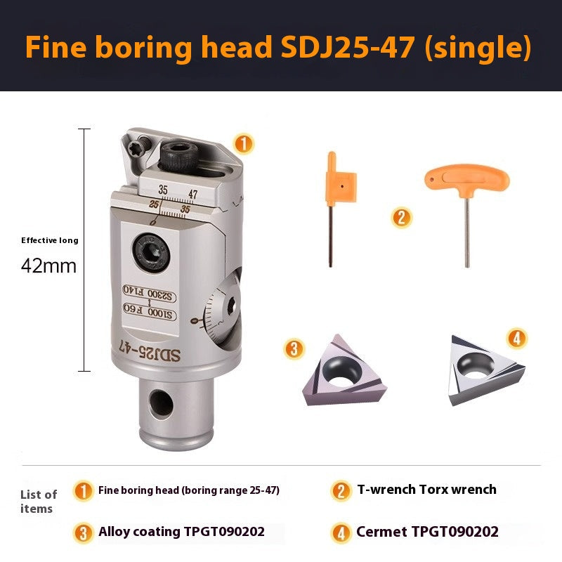 1070-SDJ Fine Boring Tools Fine Boring Heads Adjustable BT40 Fine Boring Tools Set Machining Center Small Bore Fine Boring Tools Shandong Denso Pricision Tools Co.,Ltd.