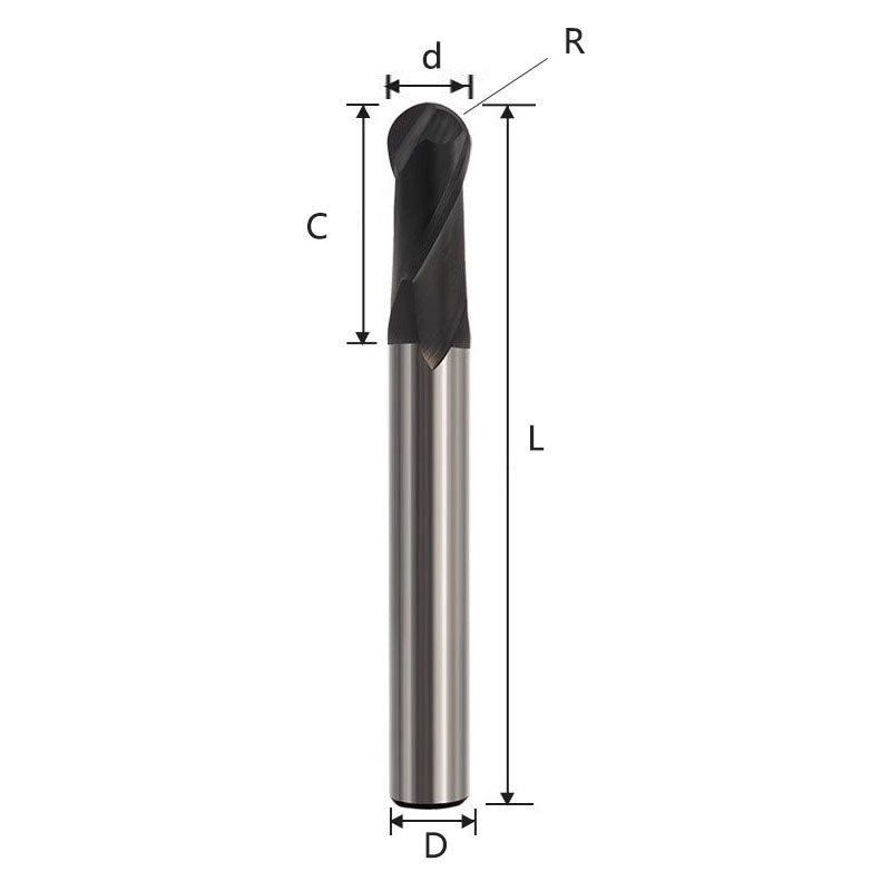 Graphite milling cutter, diamond coating, graphite milling cutter, flat cutter, round nose cutter, ball cutter, CNC tungsten steel alloy Shandong Denso Pricision Tools Co.,Ltd.
