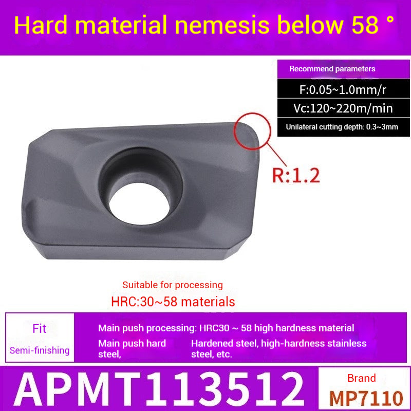 1025-CNC Milling Inserts APMT1135 Milling Blade 1604 Milling Head for Aluminum Alloy R0.8 Coated Rough Milling Machine Tool Pellets Shandong Denso Pricision Tools Co.,Ltd.