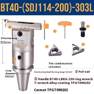 1071-SDJ Fine Boring Tools Fine Boring Heads Adjustable BT40 Fine Boring Tools Set Machining Center Small Bore Fine Boring Tools Shandong Denso Pricision Tools Co.,Ltd.