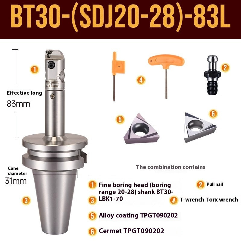 1071-SDJ Fine Boring Tools Fine Boring Heads Adjustable BT40 Fine Boring Tools Set Machining Center Small Bore Fine Boring Tools Shandong Denso Pricision Tools Co.,Ltd.