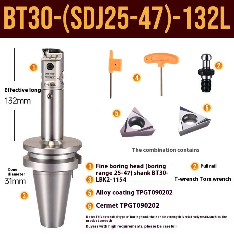 1071-SDJ Fine Boring Tools Fine Boring Heads Adjustable BT40 Fine Boring Tools Set Machining Center Small Bore Fine Boring Tools Shandong Denso Pricision Tools Co.,Ltd.