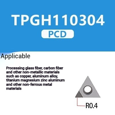1040-Diamond Boring Inserts PCD Boring Inserts WBGT/TPGH for Copper and Aluminum Shandong Denso Pricision Tools Co.,Ltd.