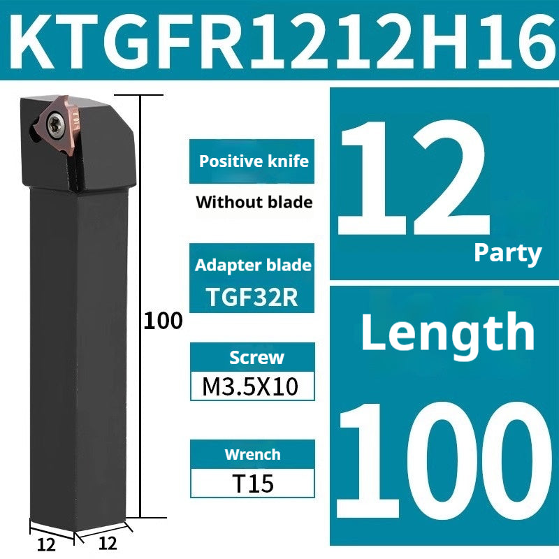 1013-Shallow groove cutter bar CNC grooving cutter bar / side stand mounted shallow groove KTGFR2020K16-F Circlip groove cutter TGF32 Shandong Denso Pricision Tools Co.,Ltd.