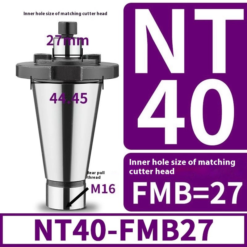 2091-Milling machine spindle shank NT milling shank face milling cutter head shank NT30-7: 24-22/27/32/40 shank Shandong Denso Pricision Tools Co.,Ltd.
