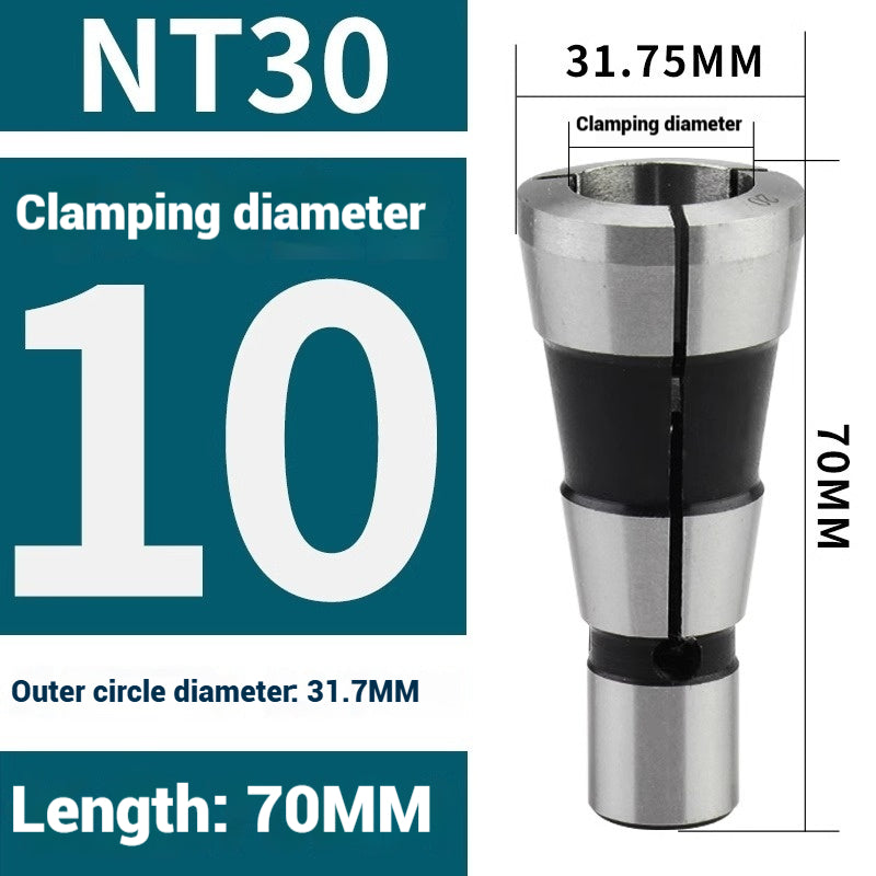 1065-NT30 milling cutter collet 7:24-NT30 milling machine milling cutter chuck threaded 12m straight shank collets