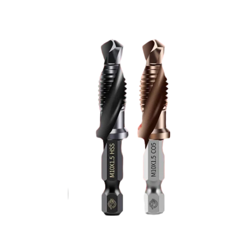 1096-Three in one cobalt composite tap set drilling and tapping one nitriding tap stainless steel tapping tapping drills Shandong Denso Pricision Tools Co.,Ltd.