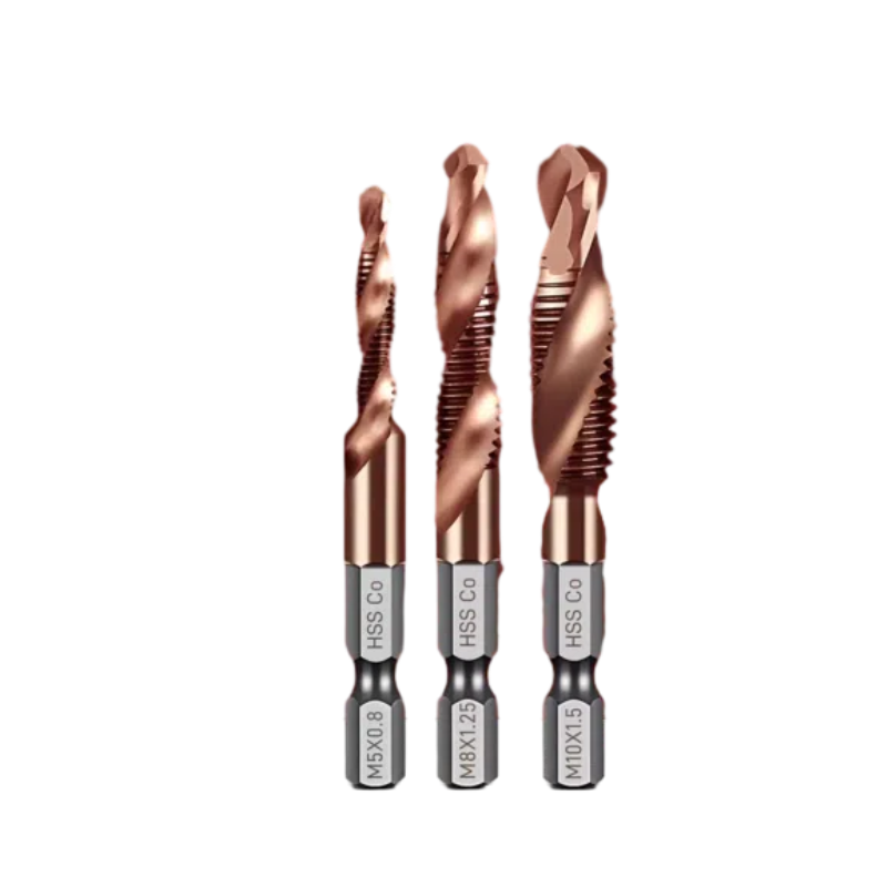 1088-Composite taps drilling tapping drilling holes all-in-one tapping three-in-one self-tapping stainless steel tapping screws set of taps Shandong Denso Pricision Tools Co.,Ltd.