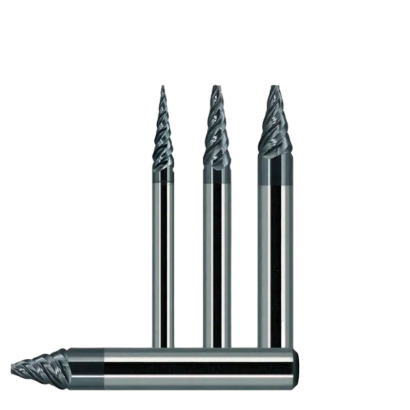 2141-Taper milling cutter 7 ° 8 10 15 30 ° 40 60 ° 90 degree tungsten carbide helical chamfering cutter inclination angle milling cutter Shandong Denso Pricision Tools Co.,Ltd.