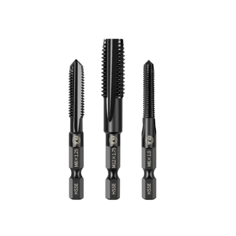 1087-Tiangong 6542 high speed steel hexagonal shank straight flute taps electric drill tapping stainless steel cast iron tapping M3-M12 Shandong Denso Pricision Tools Co.,Ltd.