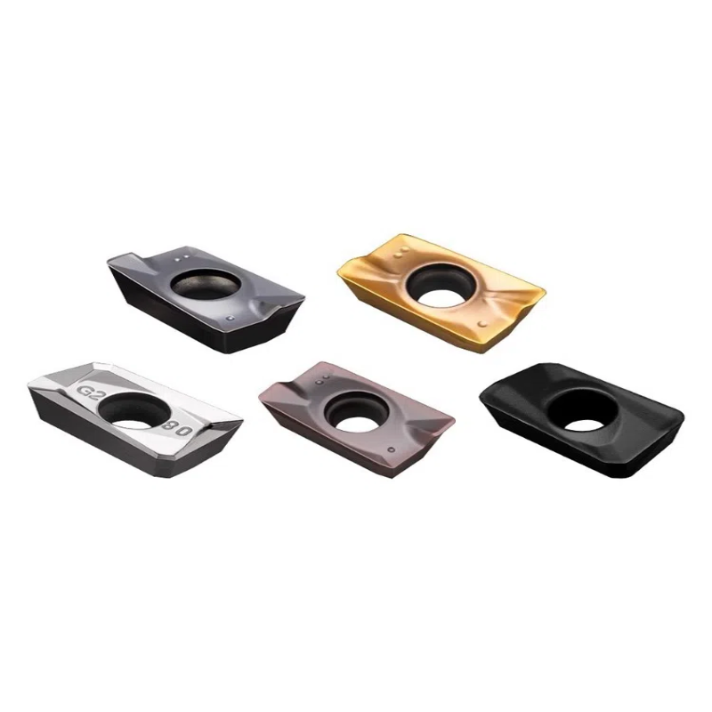 1026-CNC milling inserts APMT1135 carbide 1604 milling inserts fast feed R0.8 coated rough milling cutter grains Shandong Denso Pricision Tools Co.,Ltd.