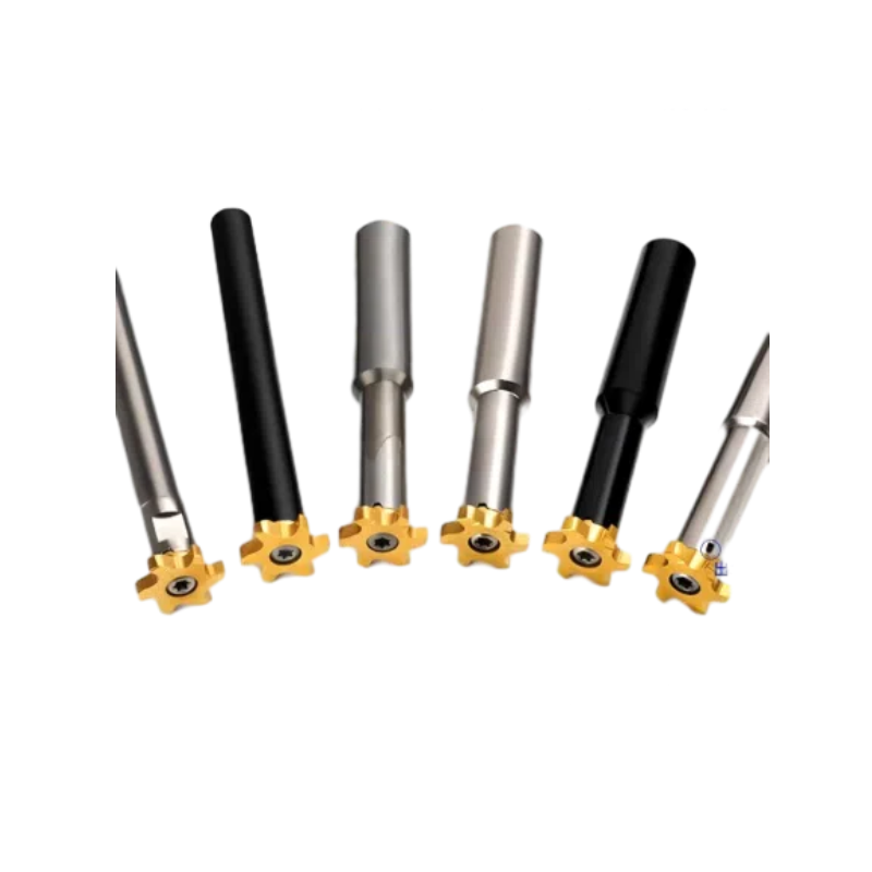 1155-Germany imported three-flute six-flute arc t-mill cyclone milling cutter bore chamfering cutter thread t-mill TR Shandong Denso Pricision Tools Co.,Ltd.