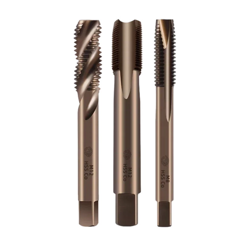 1084-M35 cobalt taps machine use high speed steel stainless steel special taps straight groove spiral apex backtapping taps Shandong Denso Pricision Tools Co.,Ltd.