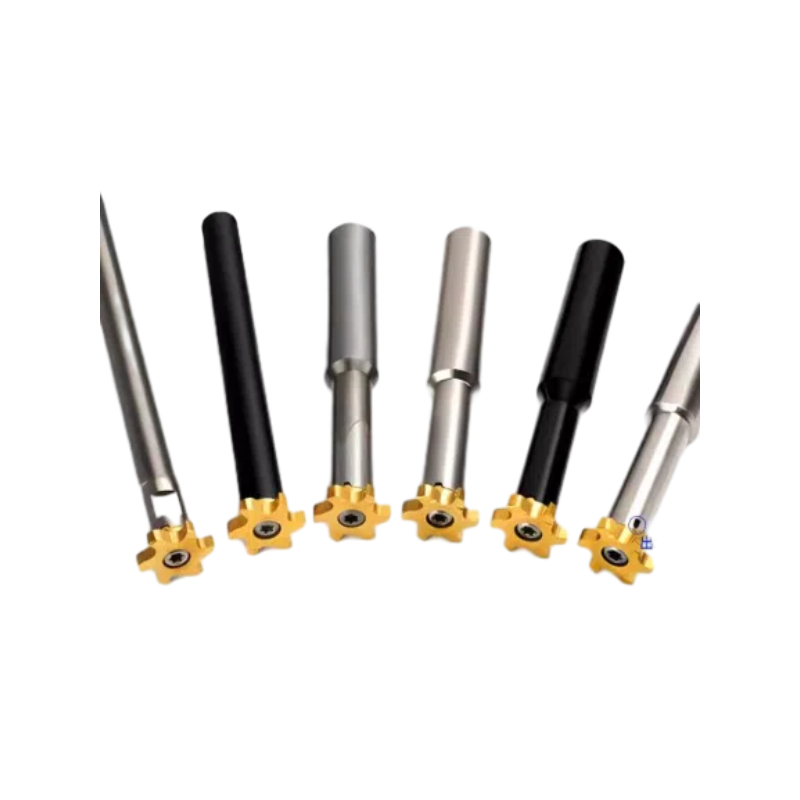 1151-Germany imported t-type cutter three-edged six-edged alloy t-type milling cutter small hole slot cutter cyclone milling cutter internal hole milling slot inserts Shandong Denso Pricision Tools Co.,Ltd.