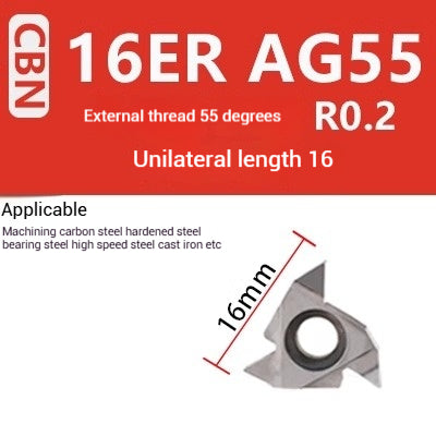 1038-Diamond CBN Cubic Boron Nitride Superhard CNC Inserts TNMG/WNMG Hardened Steel High-Hardness Steel Specialized Inserts Shandong Denso Pricision Tools Co.,Ltd.