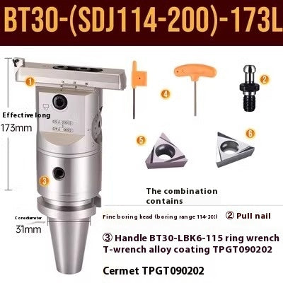 1071-SDJ Fine Boring Tools Fine Boring Heads Adjustable BT40 Fine Boring Tools Set Machining Center Small Bore Fine Boring Tools Shandong Denso Pricision Tools Co.,Ltd.