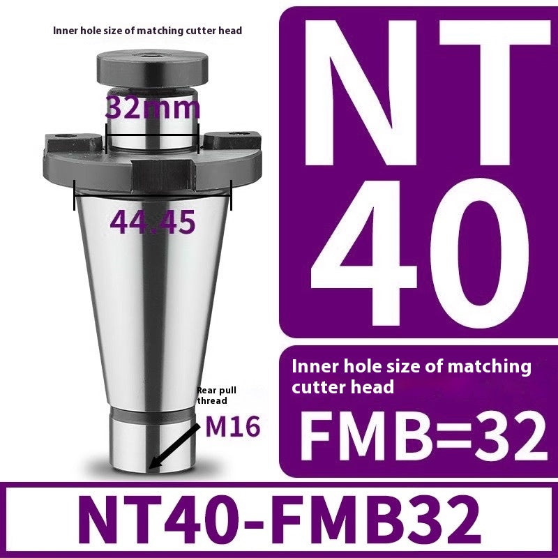 2091-Milling machine spindle shank NT milling shank face milling cutter head shank NT30-7: 24-22/27/32/40 shank Shandong Denso Pricision Tools Co.,Ltd.