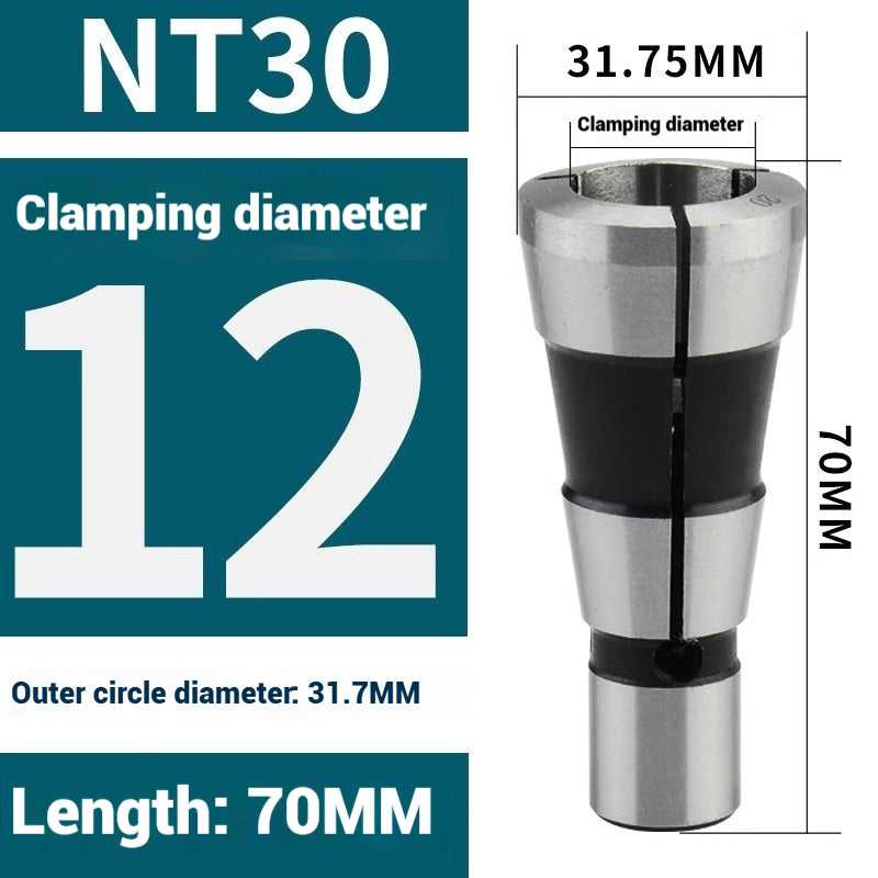 1065-NT30 milling cutter collet 7:24-NT30 milling machine milling cutter chuck threaded 12m straight shank collets