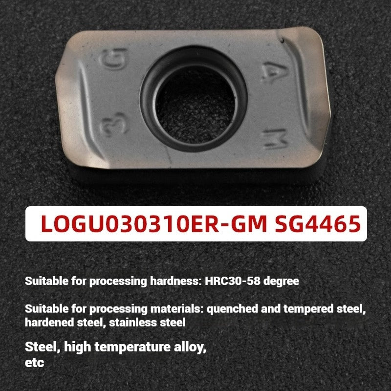 1052-MFH03R double-sided fast feed milling cutter bar KYOCERA LOGU030310 milling cutter bar high speed open coarse end milling cutter bar Shandong Denso Pricision Tools Co.,Ltd.