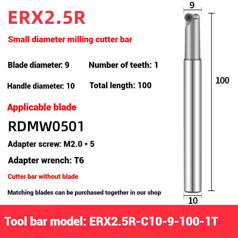 1053-ESE small diameter clear angle milling cutter shanks for 8 10 12 14 16 tungsten carbide milling cutter JDMT070204 double-edged cutter shanks Shandong Denso Pricision Tools Co.,Ltd.