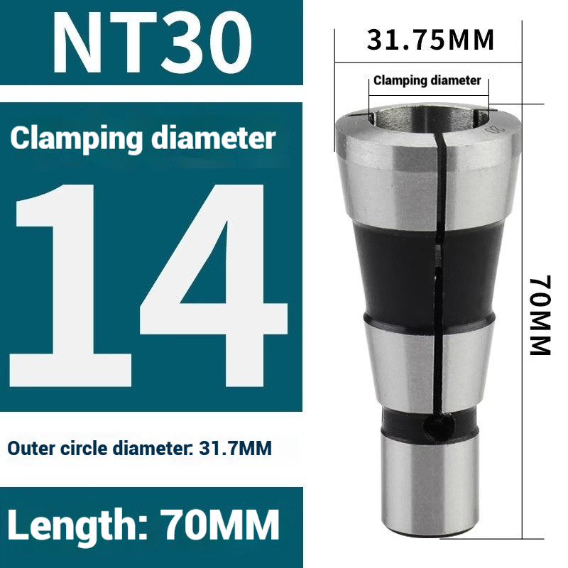 1065-NT30 milling cutter collet 7:24-NT30 milling machine milling cutter chuck threaded 12m straight shank collets