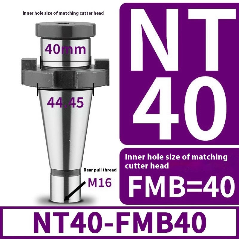 2091-Milling machine spindle shank NT milling shank face milling cutter head shank NT30-7: 24-22/27/32/40 shank Shandong Denso Pricision Tools Co.,Ltd.