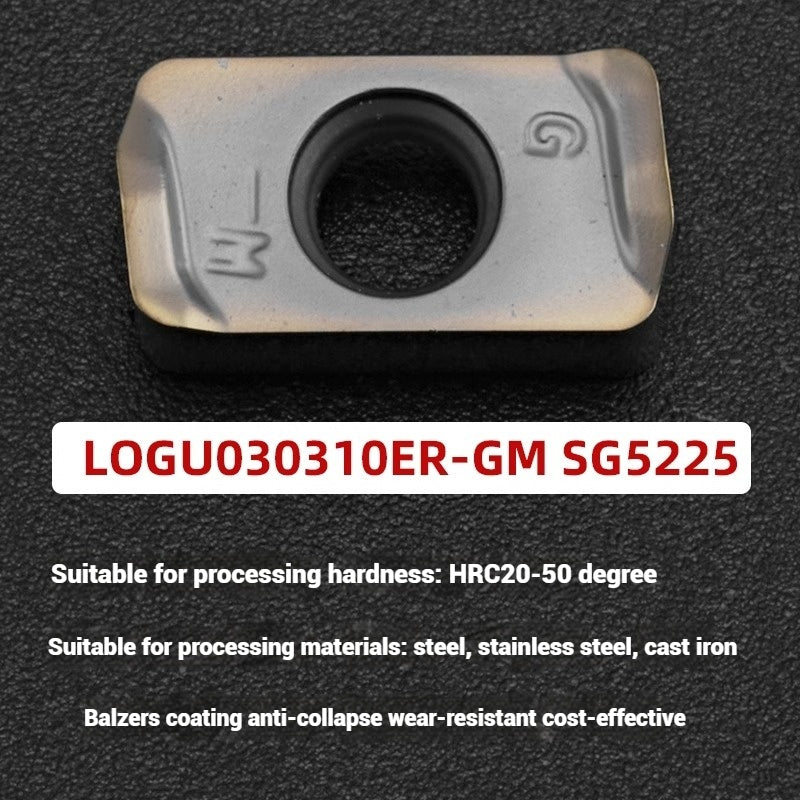 1052-MFH03R double-sided fast feed milling cutter bar KYOCERA LOGU030310 milling cutter bar high speed open coarse end milling cutter bar Shandong Denso Pricision Tools Co.,Ltd.