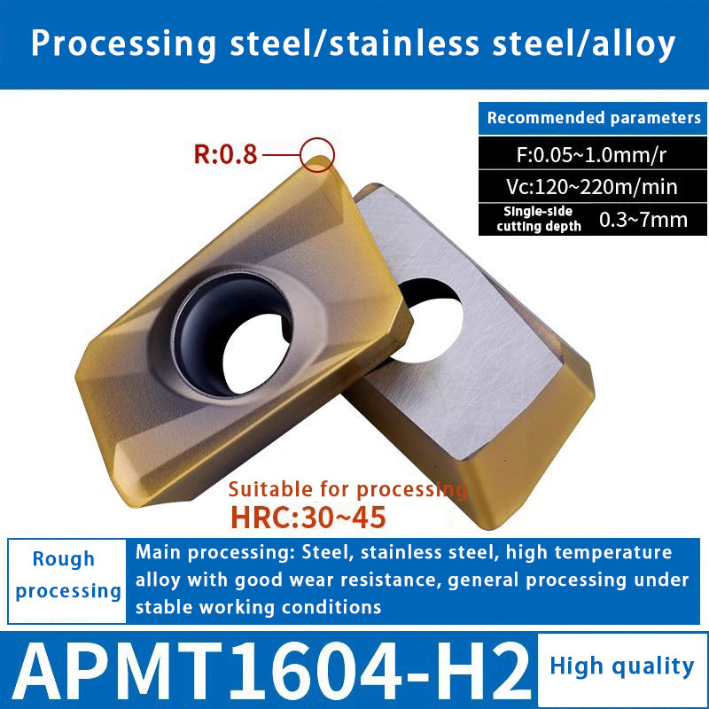 140-CNC milling blade APM T1135 stainless steel special alloy blade Shandong Denso Pricision Tools Co.,Ltd.