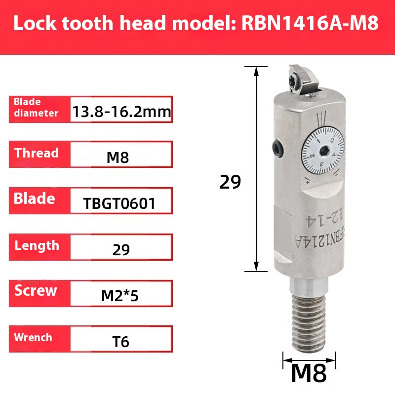 2072-Lock-tooth fine boring head EWN RFBN small hole SDJ fine boring cutter adjustable tungsten carbide alloy seismic boring bar 10-60 Shandong Denso Pricision Tools Co.,Ltd.