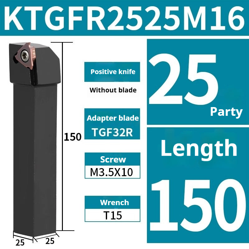 1013-Shallow groove cutter bar CNC grooving cutter bar / side stand mounted shallow groove KTGFR2020K16-F Circlip groove cutter TGF32 Shandong Denso Pricision Tools Co.,Ltd.