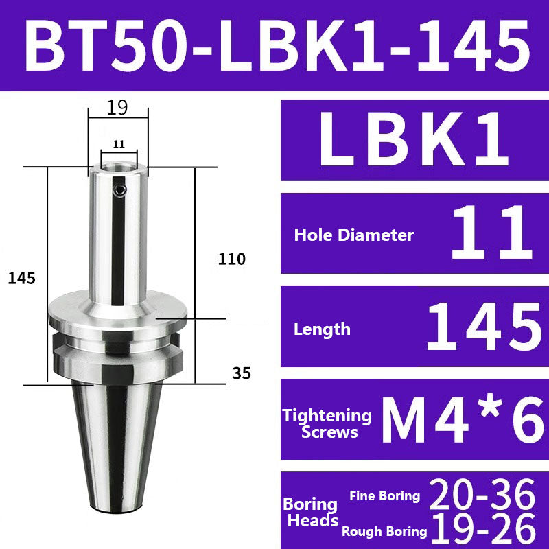 4007 BT50-LBK Fine Rough Boring Tool Holder LBK Boring Head Connecting Shank CNC Tools Shandong Denso Pricision Tools Co.,Ltd.
