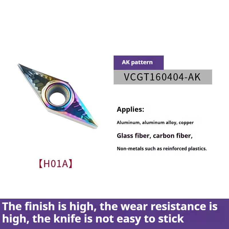 6006 CNC Aluminum Lathe Metal Ceramic Turning Inserts Nano-coated Cylindrical WNMG Bore CCMTAPMT Milling Inserts Shandong Denso Pricision Tools Co.,Ltd.