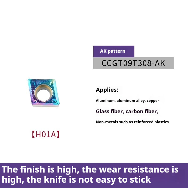 6006 CNC Aluminum Lathe Metal Ceramic Turning Inserts Nano-coated Cylindrical WNMG Bore CCMTAPMT Milling Inserts Shandong Denso Pricision Tools Co.,Ltd.