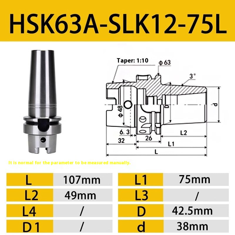 10020 HSK63 SLK Heat shrink handle Basic Toolholder HSK100A SLK Heat expansion hot-fit split sintered Toolholder Shandong Denso Pricision Tools Co.,Ltd.