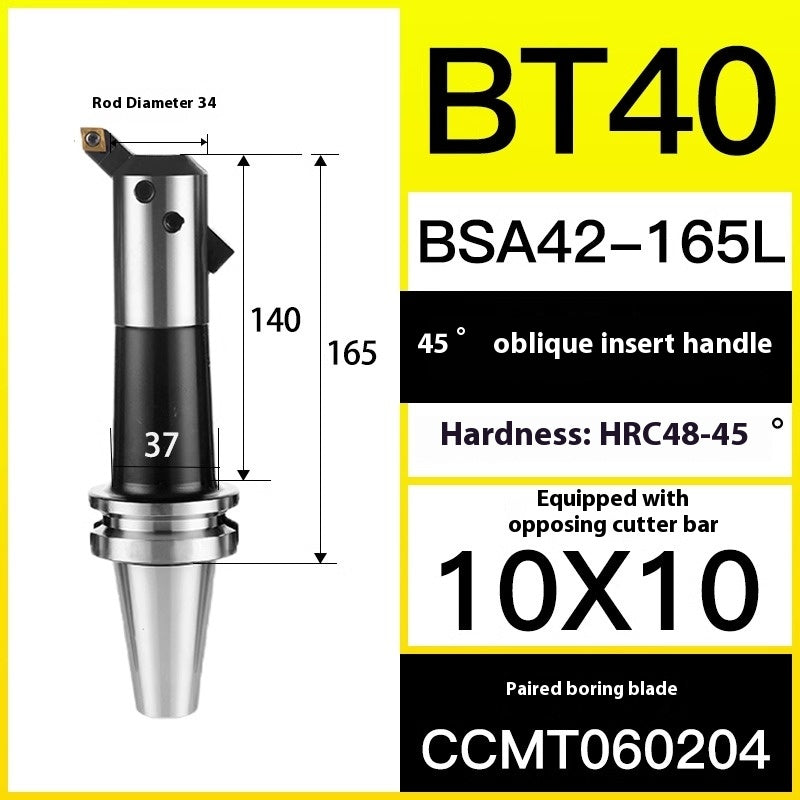 10049 BT40/50-BSA Rough Boring Cutter Holder 45/90 Degree Sleeve Lathe Boring Bar Shandong Denso Pricision Tools Co.,Ltd.