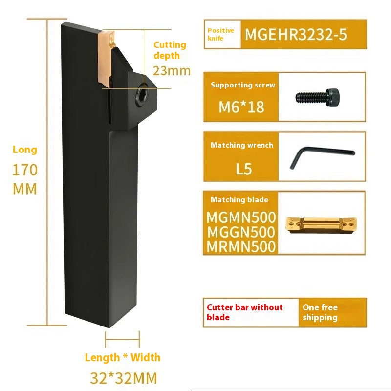 1158-CNC toolholder OD cut-off grooving lathe cutter MGEHR cutter lathe tool extended cutter groove cutter Shandong Denso Pricision Tools Co.,Ltd.
