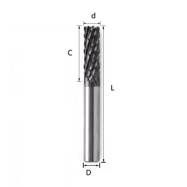 2126-Diamond coated milling cutter, carbon fiber special processing tool, CNC tungsten steel cutting tool processing fiberglass Shandong Denso Pricision Tools Co.,Ltd.