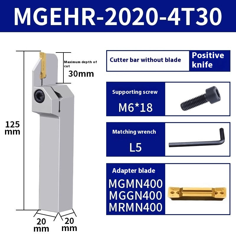 1158-CNC toolholder OD cut-off grooving lathe cutter MGEHR cutter lathe tool extended cutter groove cutter Shandong Denso Pricision Tools Co.,Ltd.