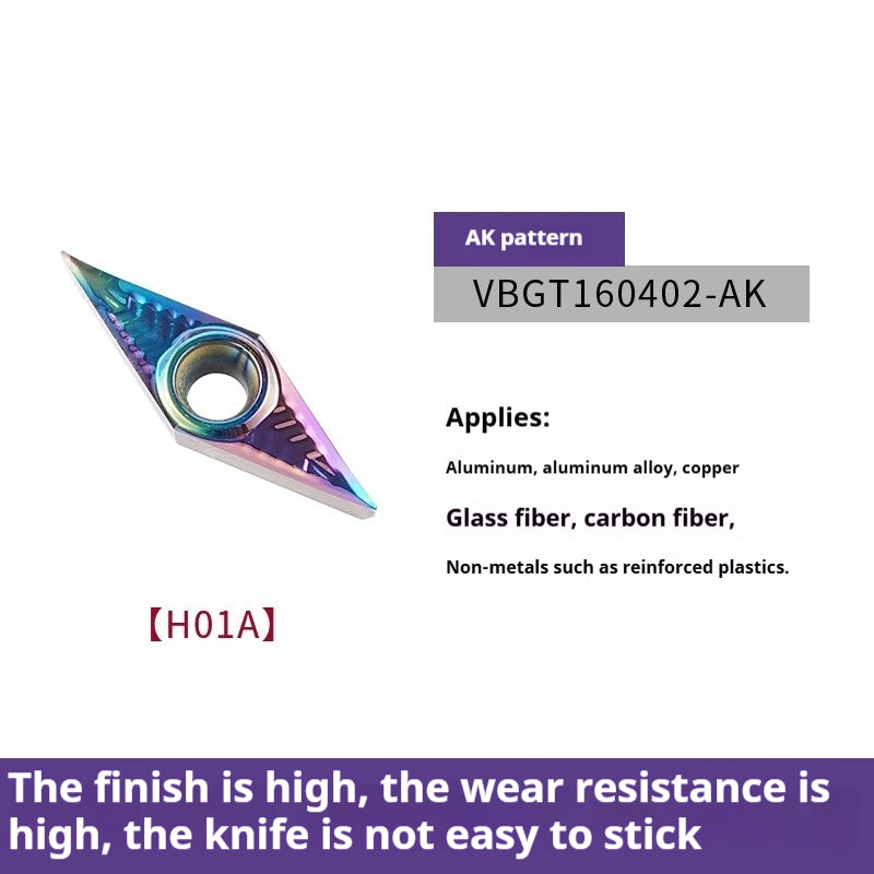 6006 CNC Aluminum Lathe Metal Ceramic Turning Inserts Nano-coated Cylindrical WNMG Bore CCMTAPMT Milling Inserts Shandong Denso Pricision Tools Co.,Ltd.