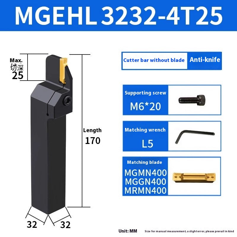 1159-CNC toolholder OD cut-off grooving lathe cutter MGEHR cutter lathe tool extended cutter groove cutter Shandong Denso Pricision Tools Co.,Ltd.