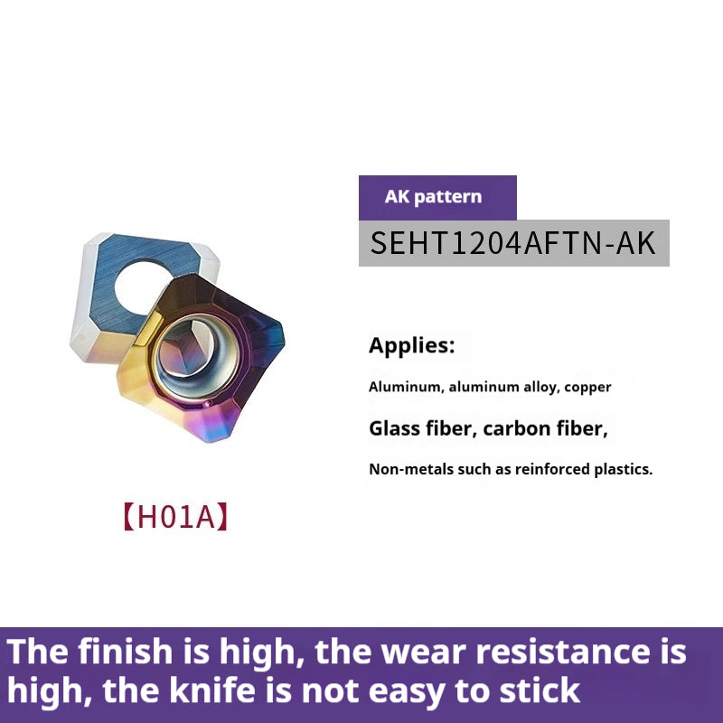 6006 CNC Aluminum Lathe Metal Ceramic Turning Inserts Nano-coated Cylindrical WNMG Bore CCMTAPMT Milling Inserts Shandong Denso Pricision Tools Co.,Ltd.